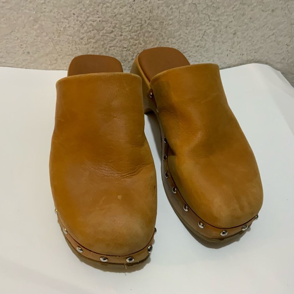Regy Clog Women. Color: Camel MUSSE & CLOUD Size 39 Euro 8.5-9 US
